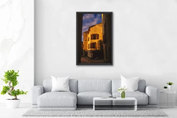 Maison de village - 80x120 - in situ - Lurs - Provence - Salvatore Alario - Apaloosa.fr - Village
